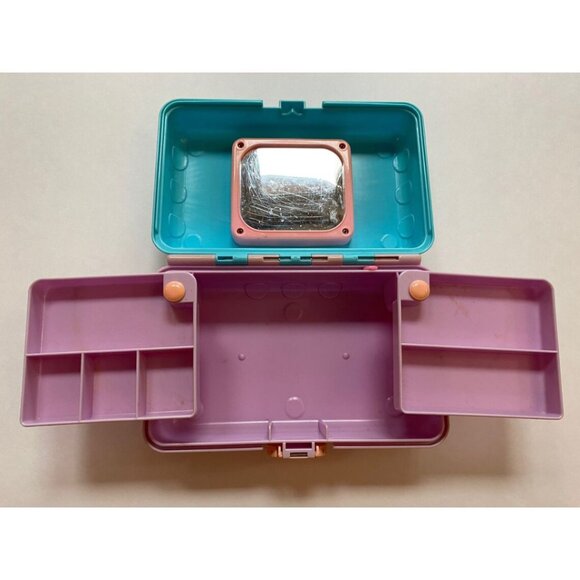 1991 Make Up Storage Kit by Redbox Jewelry Case - Picture 3 of 6